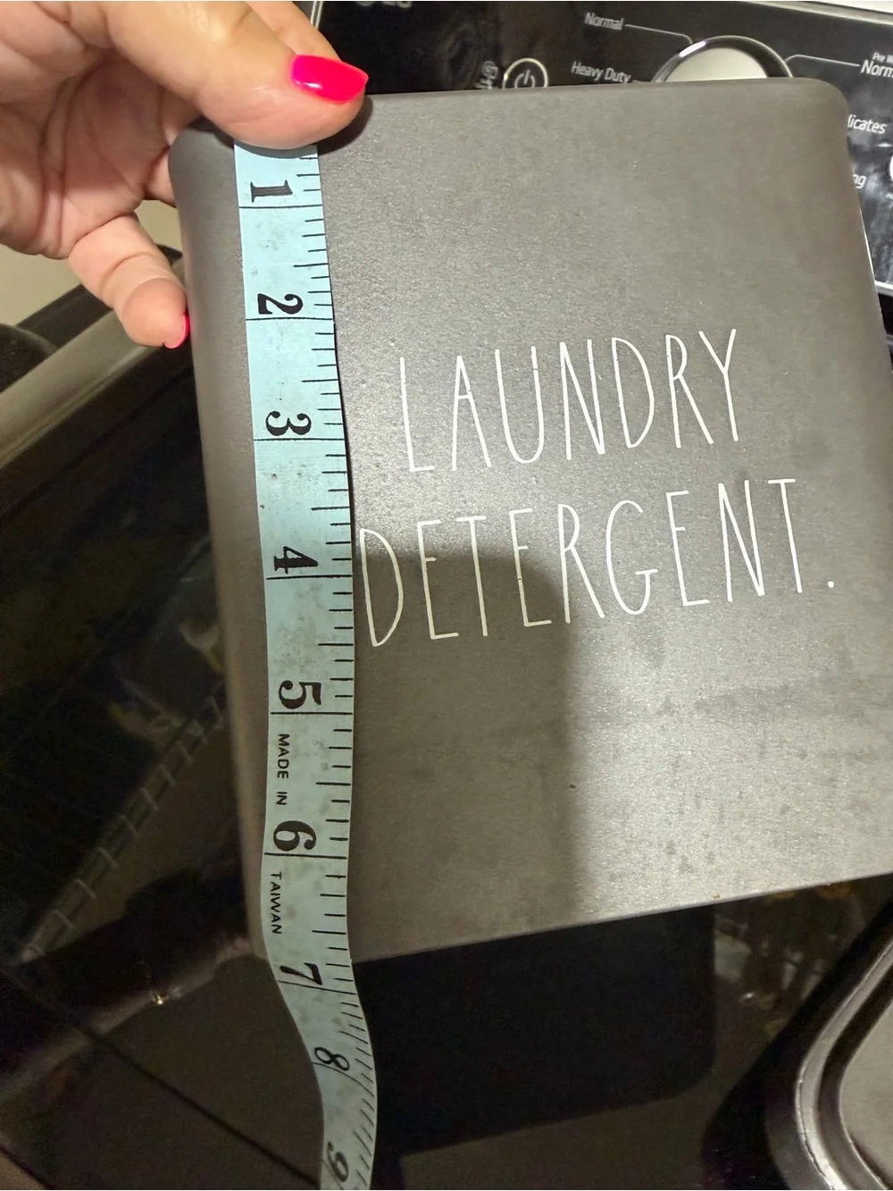 Laundry Detergent Storage Bin - Gray